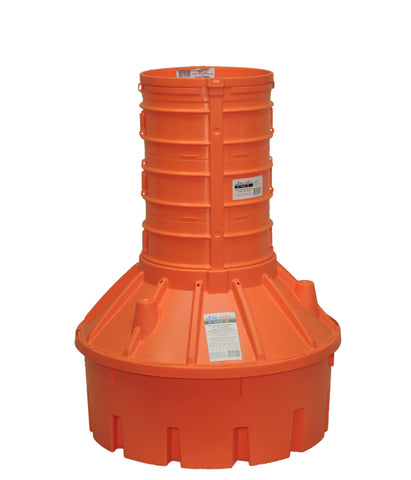 25" FailSafe Pier Footer Kit with Rebar (1 tower) - Atlas Pier Footer