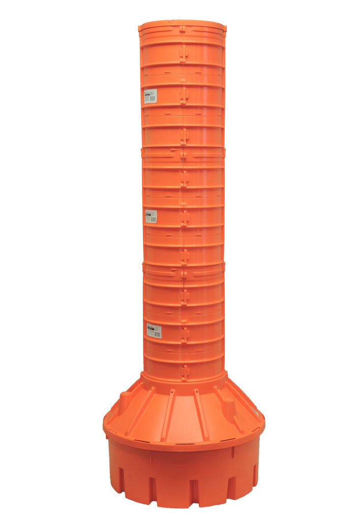 25" FailSafe Pier Footer Kit with Rebar (3 towers) - Atlas Pier Footer