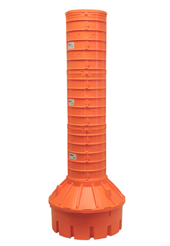 25" FailSafe Pier Footer Kit with Rebar (3 towers) - Atlas Pier Footer