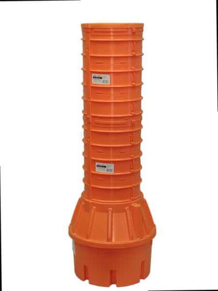 18" FailSafe Pier Footer Kit with Rebar (2 tower) - Atlas Pier Footer