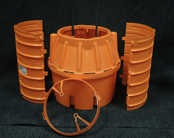 18" FailSafe Pier Footer Kit with Rebar (1 tower) - Atlas Pier Footer